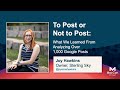 To Post or Not to Post: What We Learned From Analyzing 1K+ Google Posts [MozCon 2021] — Joy Hawkins