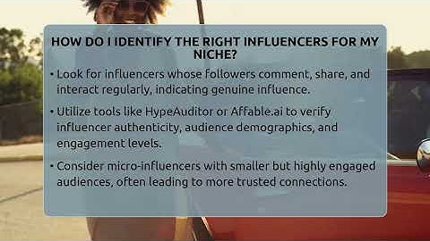 How Do I Identify The Right Influencers For My Niche? - Everyday-Networking