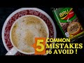 Bru coffee  5 common mistakes to avoid  instant coffee in 3 steps  bru coffee recipe