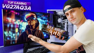 Купив QHD монітор до RTX 4060. ASUS TUF VG27AQ3A