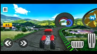 Mega Ramp Tractor Racing stunts Games | Android Stunt games | Android gameplay screenshot 2