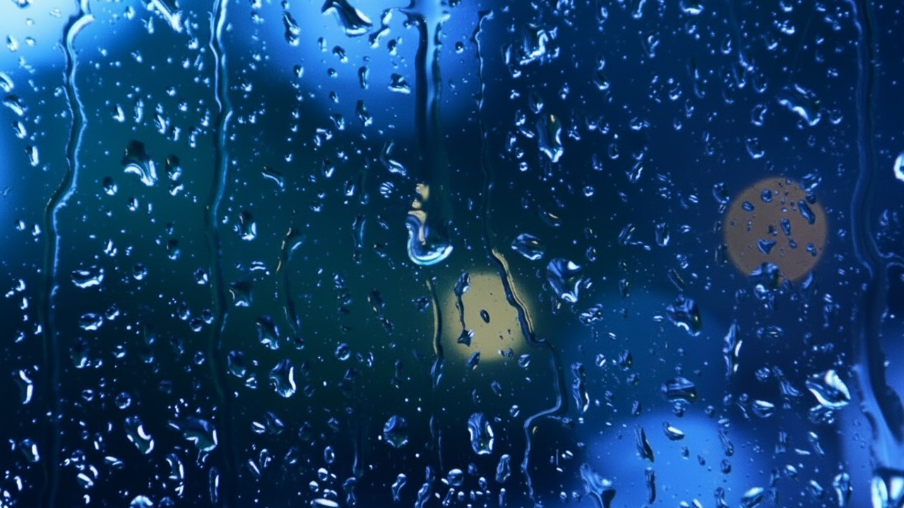 Go to Sleep with Rain Falling on Window | Relaxing Gentle Rain Sounds for Sleeping Problems/Insomnia