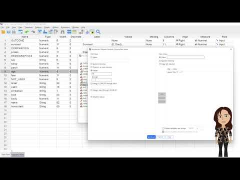 (Titanic example) Recoding data in SPSS