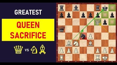 Greatest Queen Sacrifice Ever by Rashid Nezhmetdinov