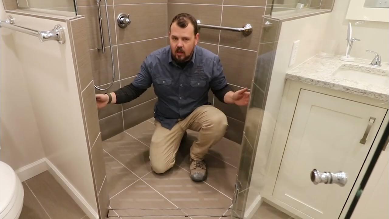 Zero Entry Shower Made Easy YouTube