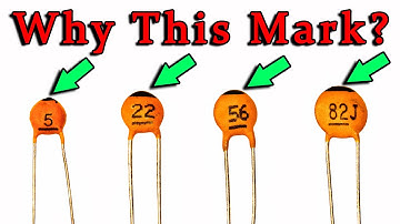 Why This Mark On The Capacitor? Here