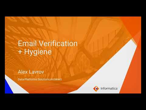 Informatica Email Verification