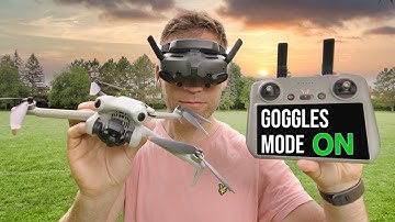 Kun je de DJI Mini 4 Pro besturen met een Goggles 3 + RC2 controller!?
