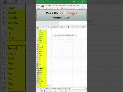 How to Use the HSTACK Function in Excel