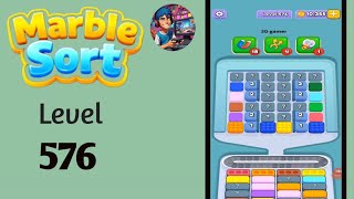Marble Sort level 576 solution and walkthrough for gameplay 
