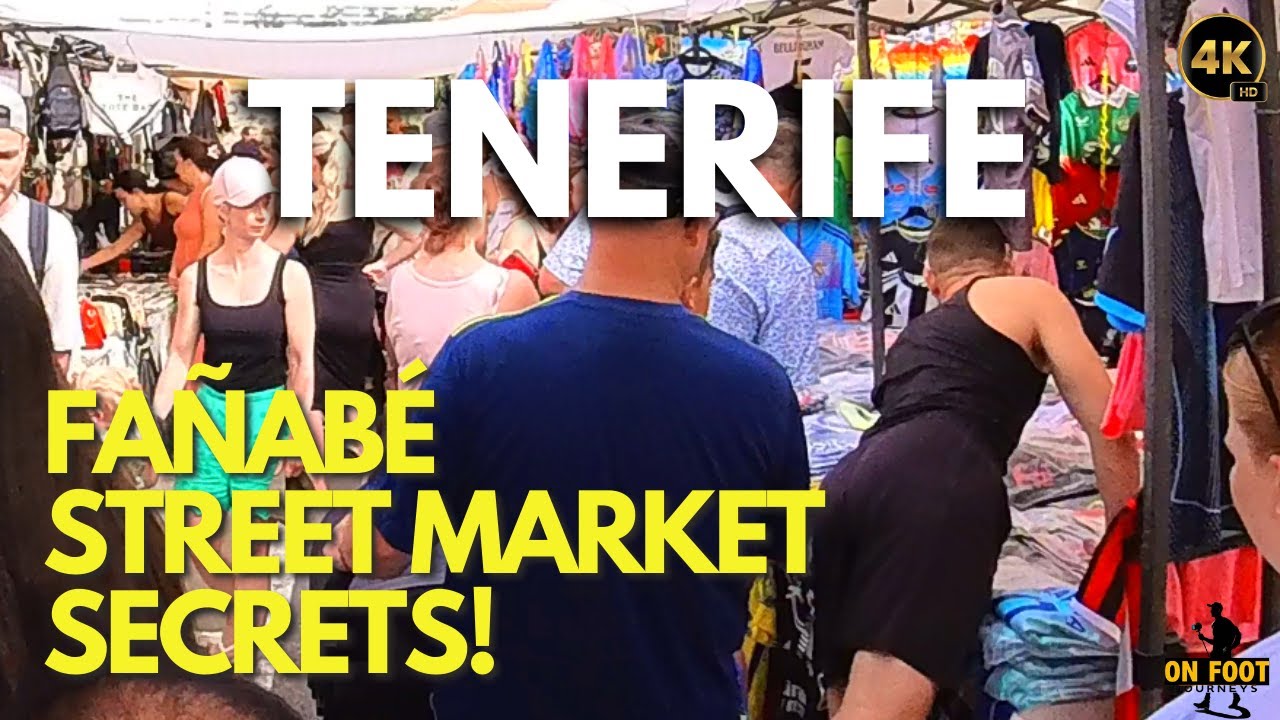 Tenerife - Exploring Fanabe Street Market: Heat, Crowds, and Secret Stalls! #costaadeje #tenerife