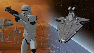 Epic Cinematic Battle: CIS vs Early Empire - Empire at War & Battlefront NPC Wars