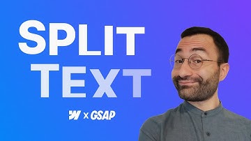 Webflow Staggered Animation Tutorial (No Code) — GSAP-Powered Split Text Effects