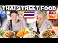 My british mums first time trying thai street food in bangkok thailand so good 