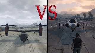 Avenger VS Hydra в GTA Online