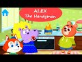 Alex the handyman  learn about the different tools and how to use them  kiddopia games
