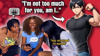 Seeing if my feral friends can handle flirting with AI 🤭 | JuicyChat. AI