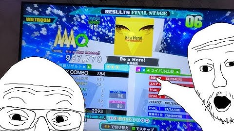 [DDR A20 PLUS] Be a Hero! ESP 997,770 FIRST 17 AAA!!!! ONLY 2 Grs!!!!