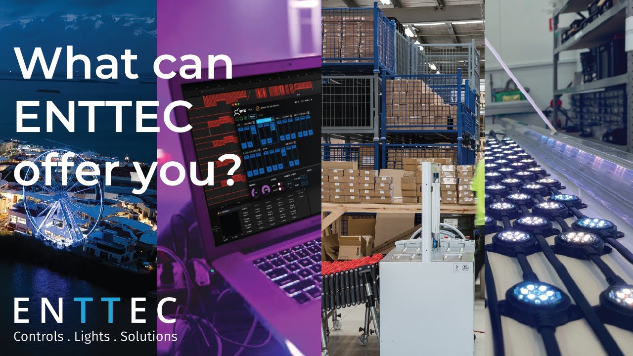 What can ENTTEC offer you? - YouTube