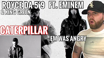 [Industry Ghostwriter] Reacts to: Royce da 5'9" - Caterpillar ft. Eminem, King Green- FIRST LISTEN