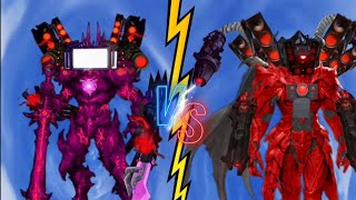 Upgraded Taitan Speakerman Devil mode VS Titan TV Man