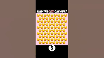 🤯 Find The Odd Emoji Out in 5 Seconds! 99% FAIL This Insane Challenge! �‍♂️🔥 #shorts