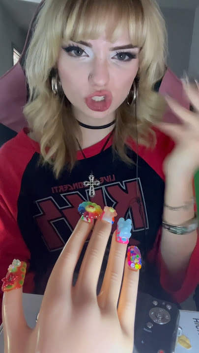 ASMR but I’m your big sis doing your nails #asmr #asmrsounds #asmrroleplay #asmrtriggers #foryou