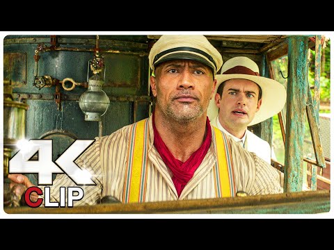 Escaping the Bandits Scene | JUNGLE CRUISE (NEW 2021)  Movie CLIP 4K