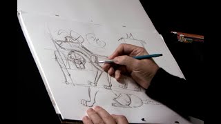 Ethos Studios - Drawing with Jeffrey Varab - How to Draw Cartoon Dogs Lesson 02