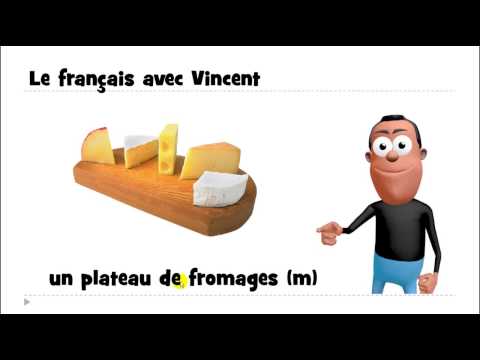 ვისწავლოთ ფრანგული # 1 mot # un plateau de fromages