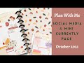 Decorating my mini &amp; social media currently pages - October 2021