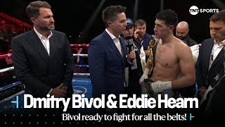 Dmitry Bivol wants all the belts and Eddie Hearn believes he is ready to fight for them all 😤 🥊