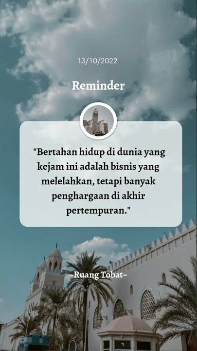 Kata-kata motivasi #shorts #shortyoutube #videoshort #hijrah #video