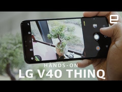 LG V40 ThinQ Hands-On: 5 cameras on a phone