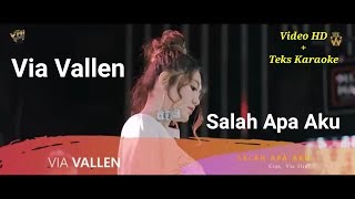 Via vallen - Salah Apa Aku ' Setan apa yang merasukimu '( Original Clip HD   teks karaoke )