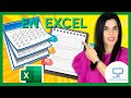 ✅ Crea tu CALENDARIO AGENDA en Excel 👉 sin macros paso a paso