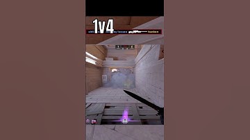 1V4 ANBUBIS #clutch #csgo #cs2 #cs2clips