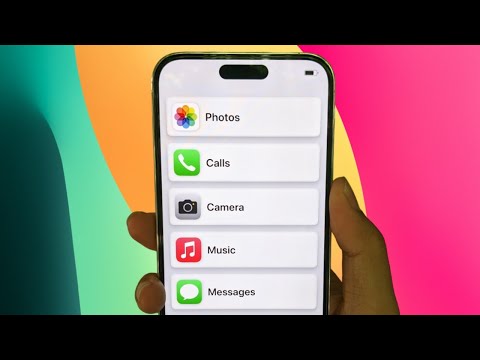 iOS 17 Full Assistive Access Demo!
