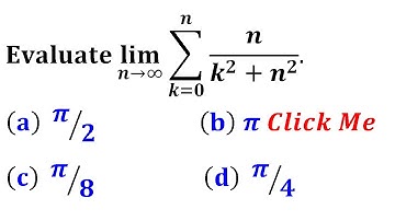 Definite Integral as limit of sum mathematics Real Analysis University  csir Net December 2017