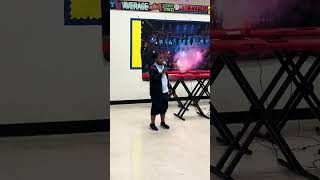 Achieve Miami Brentwood Elementary student performing 'What A Wonderful World' (soprano voice)