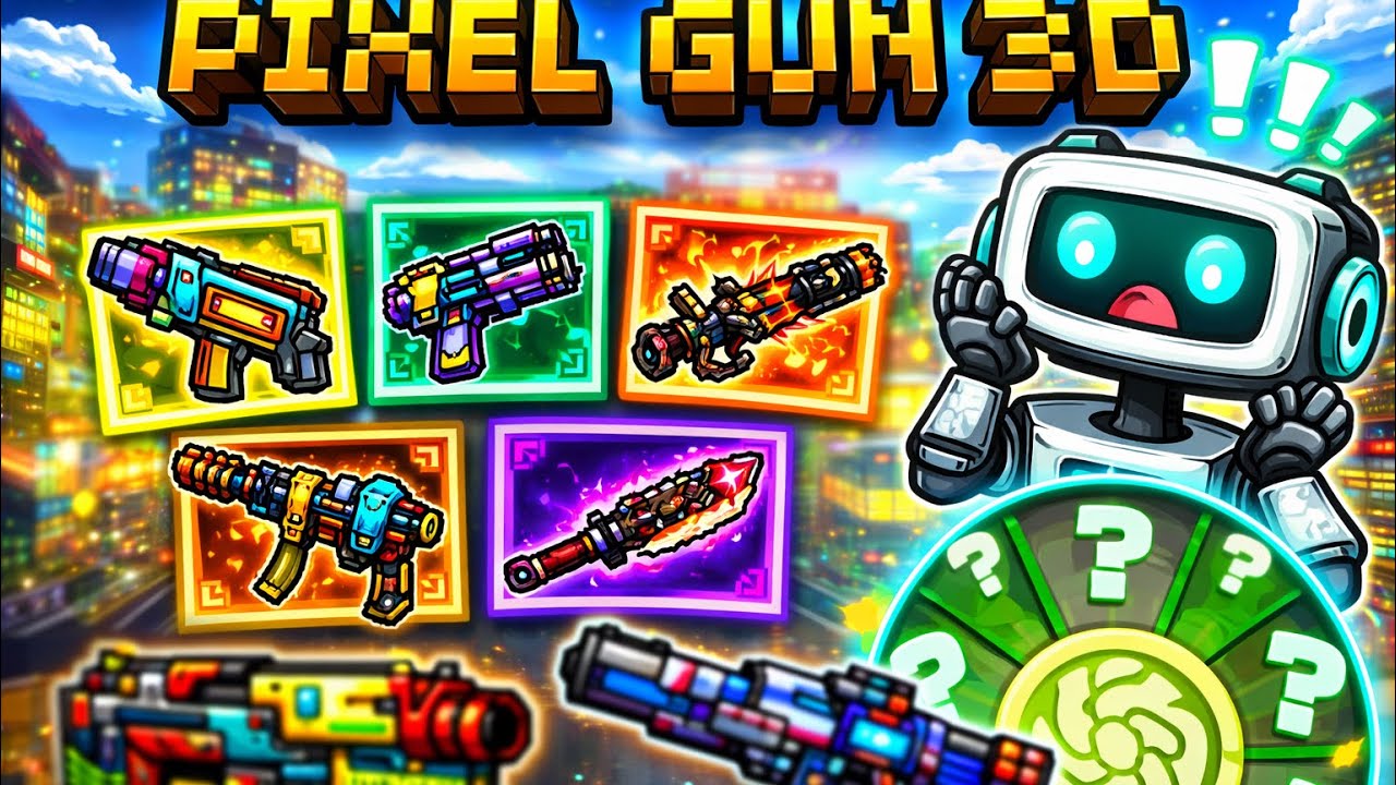 PIXEL GUN BUT CHATGPT CHOOSES MY LOADOUT! 😱🔥🔥🤖