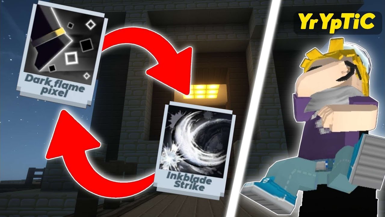 BedWars But My Footprints Decide My Sword Effects