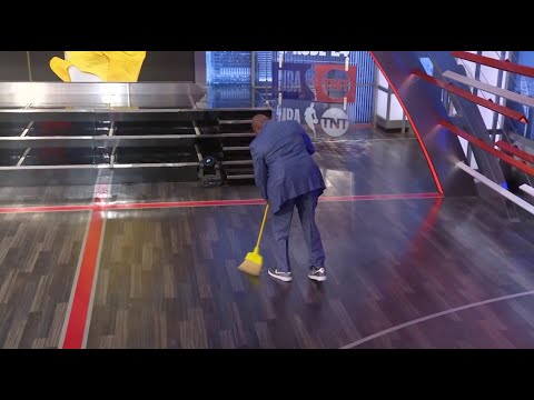 Chuck Brings Out Broom After Lakers' WCF Game 1 Win | NBA on TNT