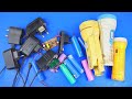 Awesome uses of old mobile charger old 18650 battery and old flashlight