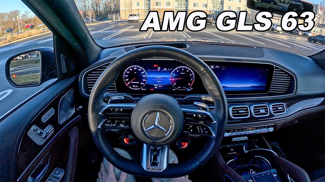 2024 Mercedes AMG GLS 63 - 603hp V8 Morning Commute (POV Drive)
