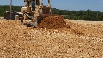 Dozer Backfilling Ditch