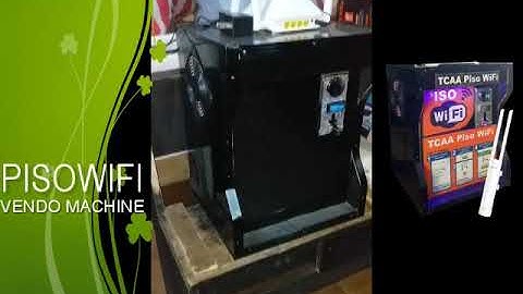 pisowifi vendo machine demo of how to use and connect
