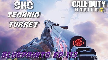 SKS TECHNIC TURRET QUICK REVIEW!!! COD MOBILE