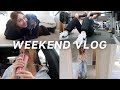 WEEKEND VLOG: where I've been, applying to internships, workouts & packing for college