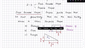 Centroids of Composite Shapes